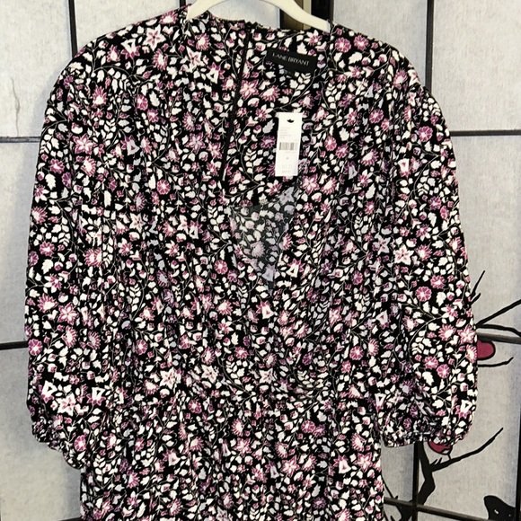 NWT Lane Bryant Floral Romper in sz 18 - Picture 4 of 12